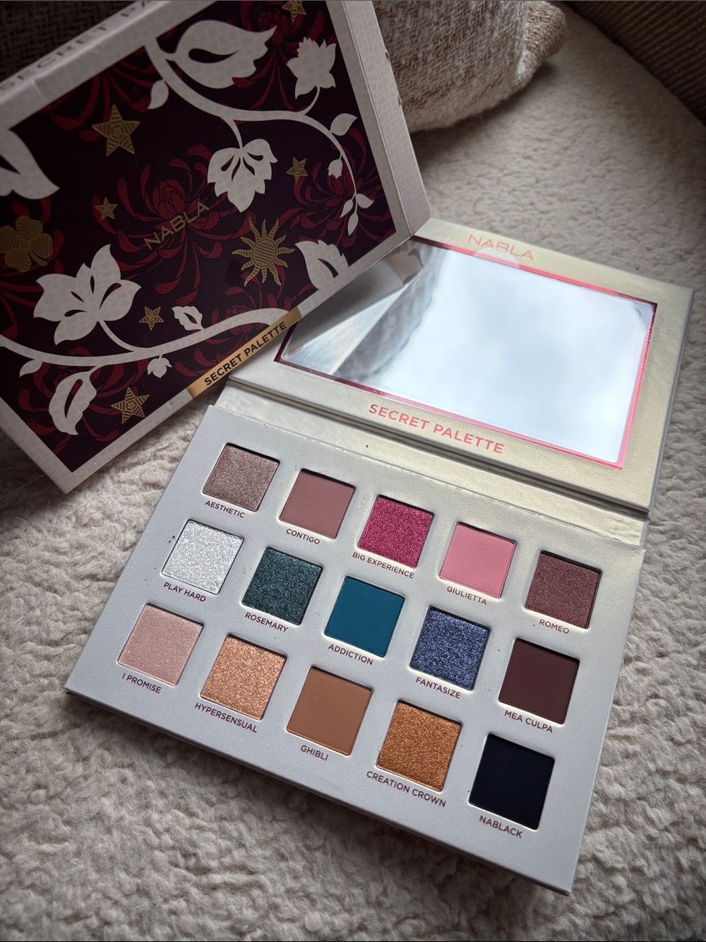 Nabla, Secret Palette Eyeshadow, NWT